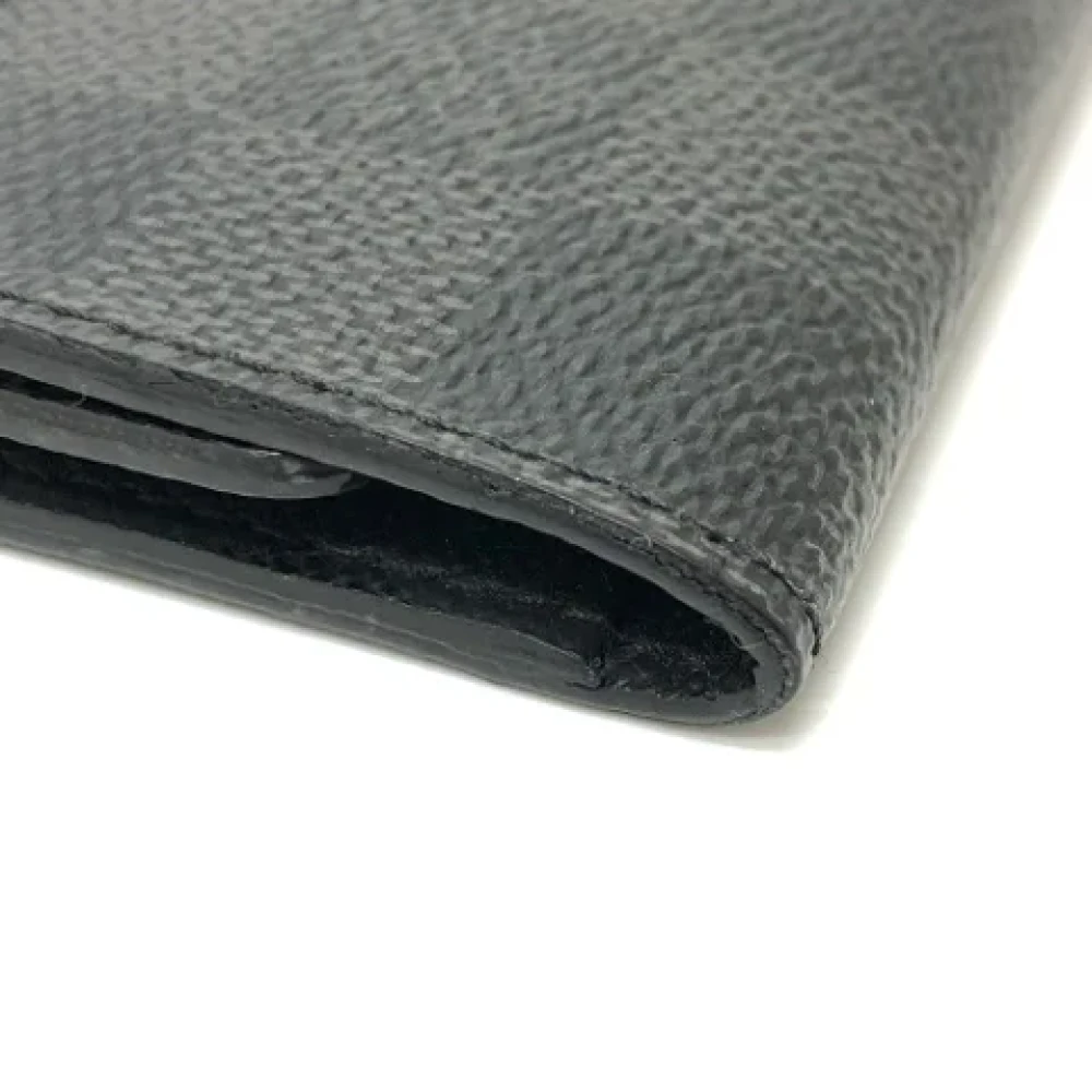 Louis Vuitton Vintage Pre-owned Fabric key-holders Black Heren