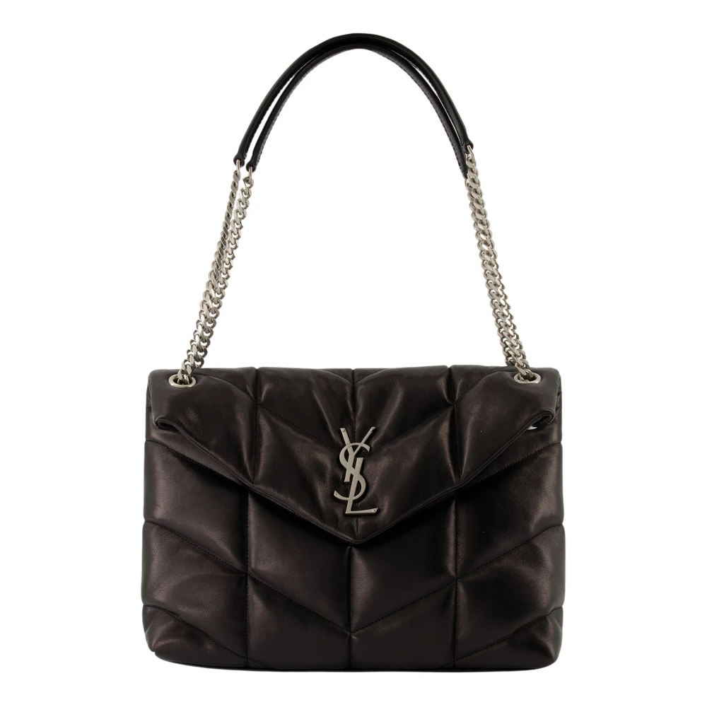 Saint Laurent Women's Black Puffer Bag Spring-Summer 2025