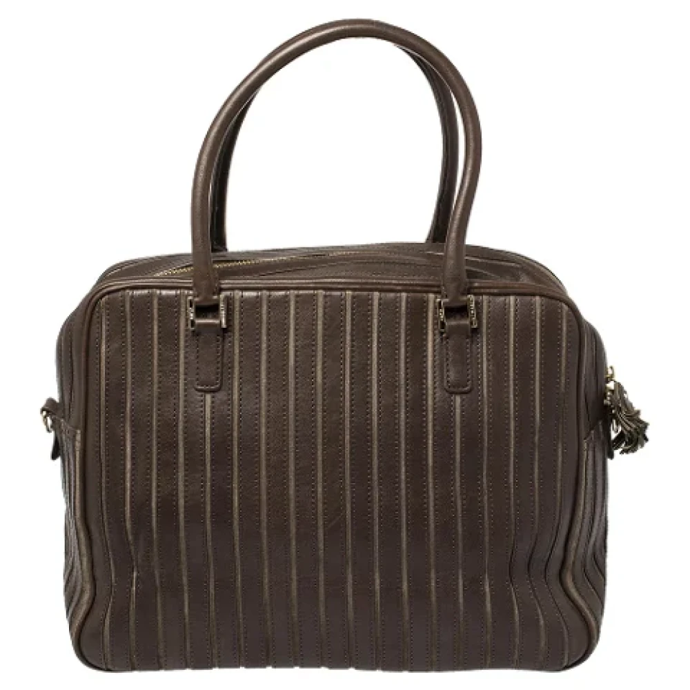 Anya Hindmarch Pre-owned Leather handbags Brown Dames