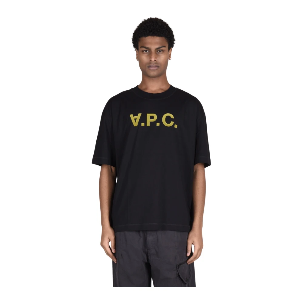 A.p.c. Katoenen T-Shirts Black Heren
