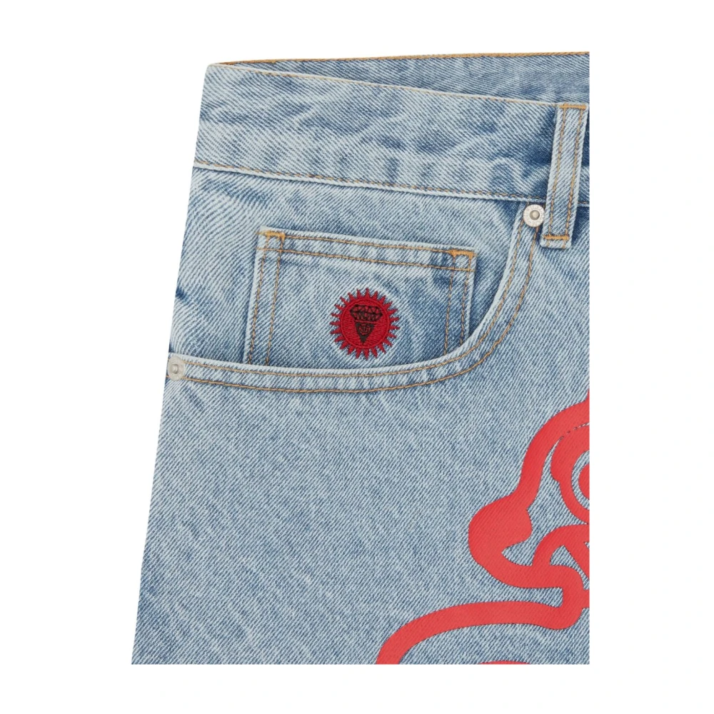Icecream Heldere Blauwe Denim Shorts Blue Heren