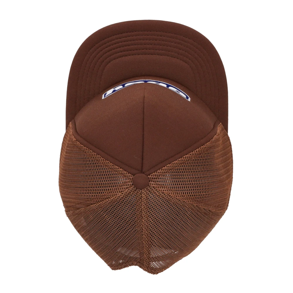 Obey Donkerbruine Curvy Trucker Hat Brown Unisex