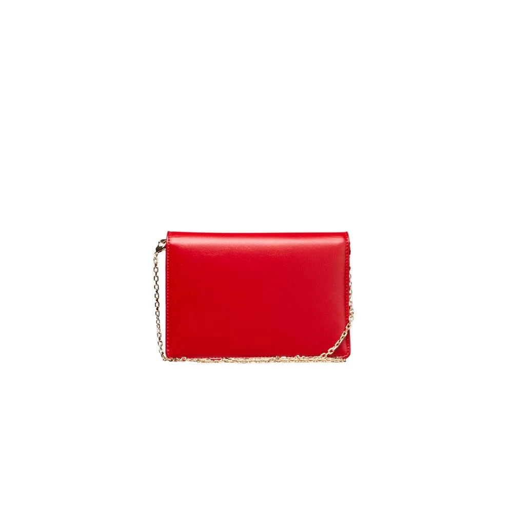 Love Moschino Rode Schoudertas met Ketting Red Dames