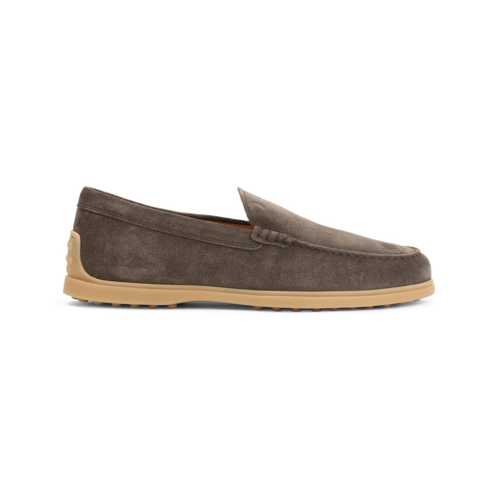 Tod's Men's Brown Loafers, 8 Uk, Suede Loafers