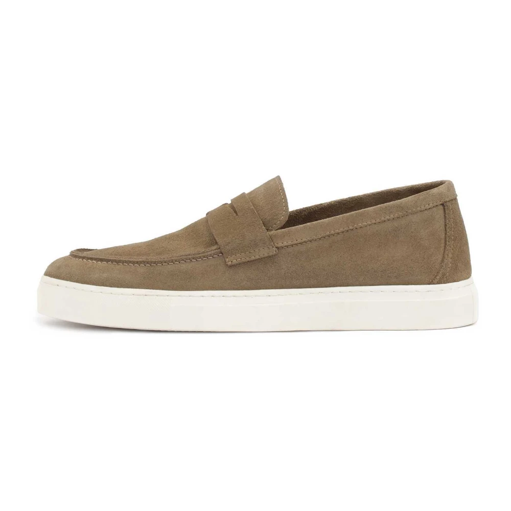 Kazar Taupe sneakers met slip-on bovenwerk Beige Heren