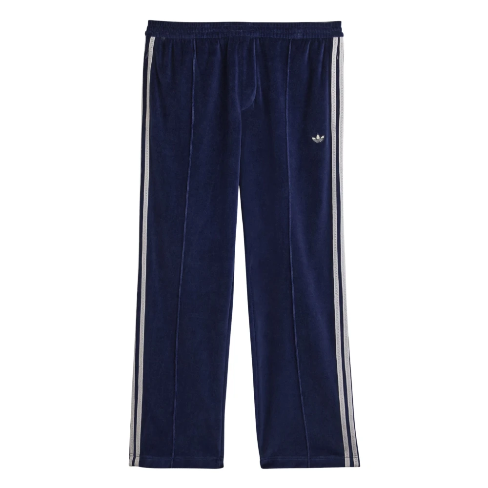 Adidas Men's Blue Wb Velour Tp Trousers - Training Trousers & Tights - Xs - Sport