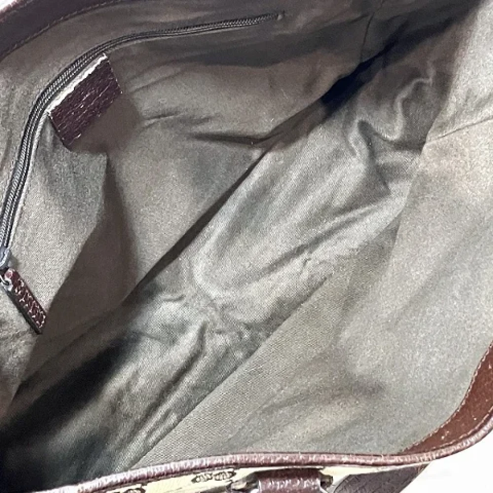 Gucci Vintage Pre-owned Canvas totes Brown Dames