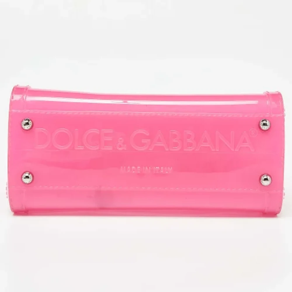 Dolce & Gabbana Pre-owned Fabric handbags Pink Dames
