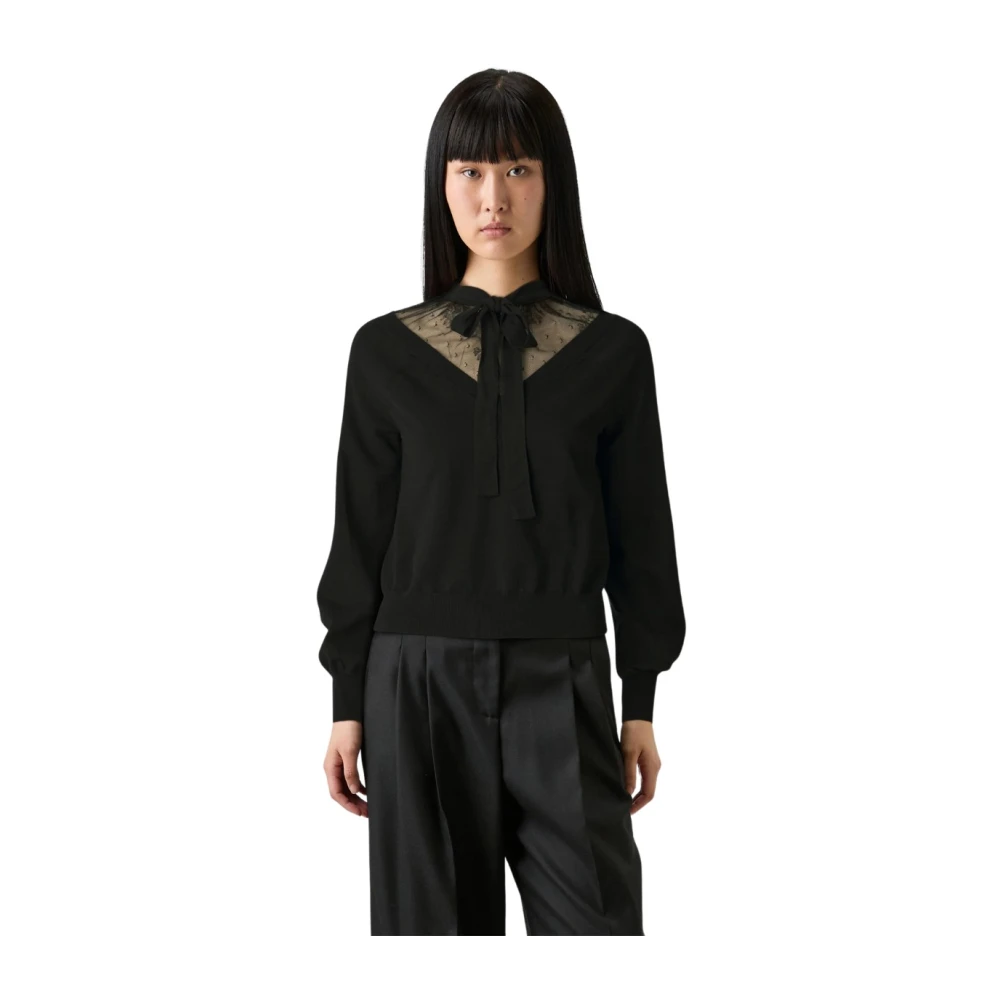 Twinset Basis Trui Black Dames