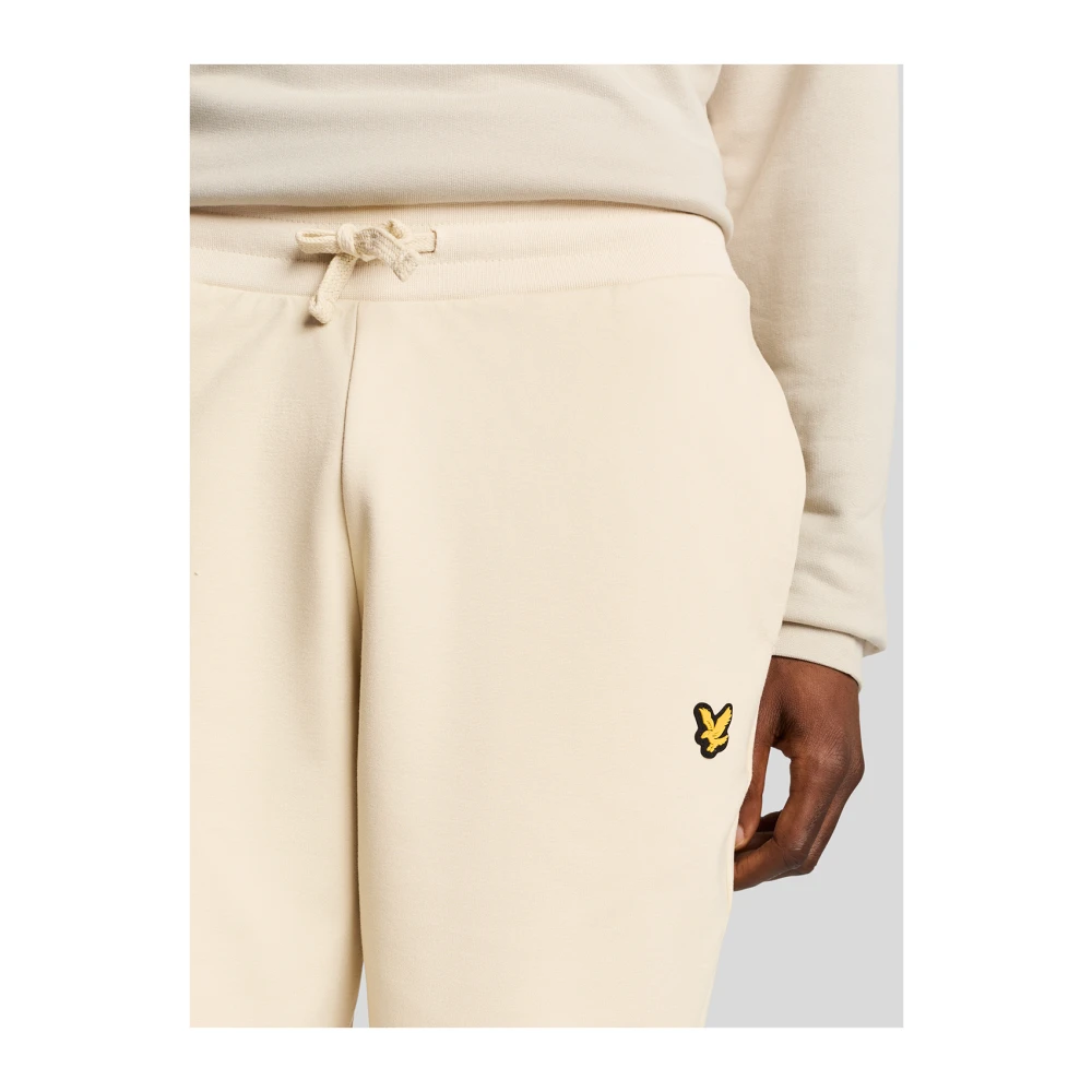 Lyle & Scott Mid Bottoms Fly Fleece Shorts Beige Heren