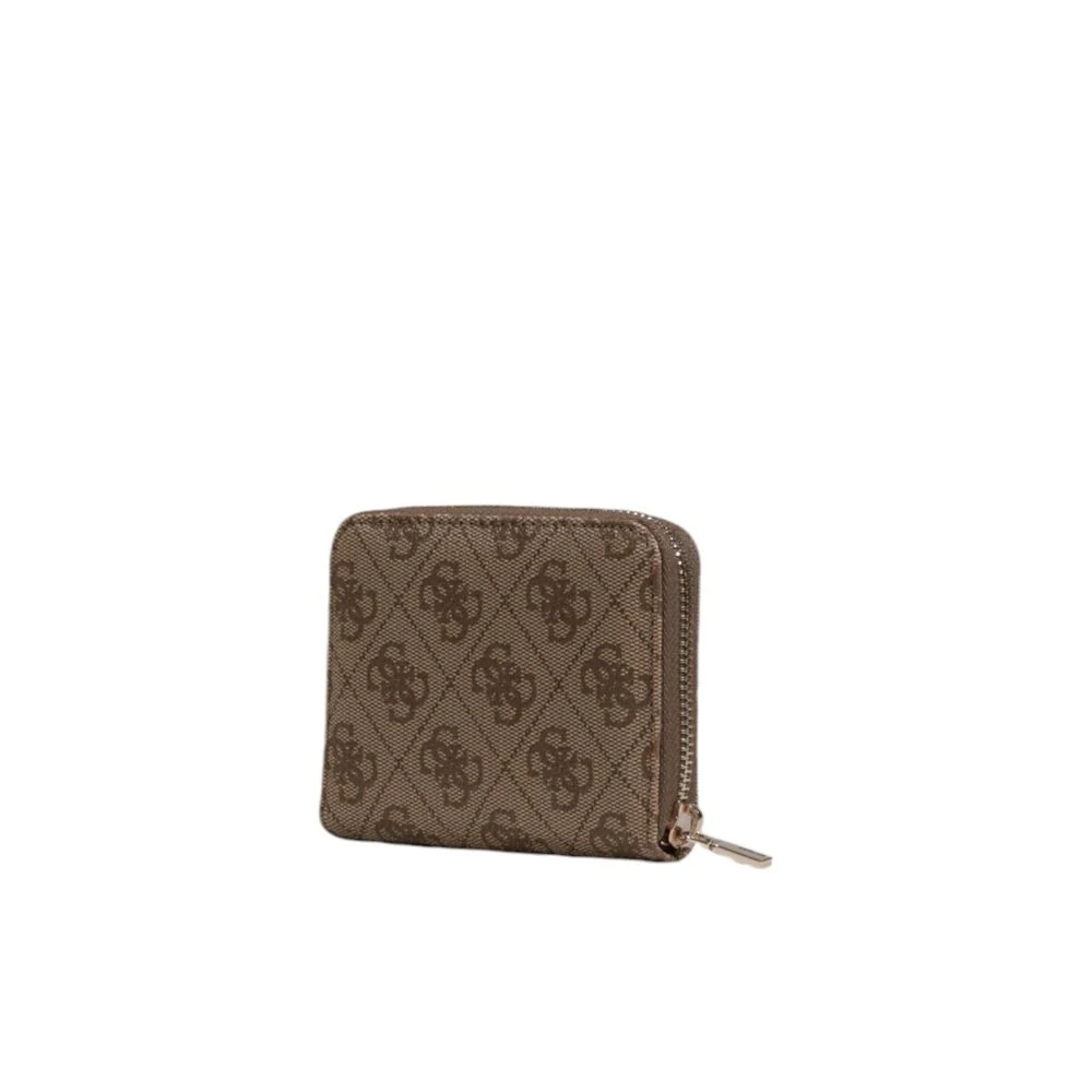 Guess Bruine Polyurethaan Damesportemonnee Brown Dames