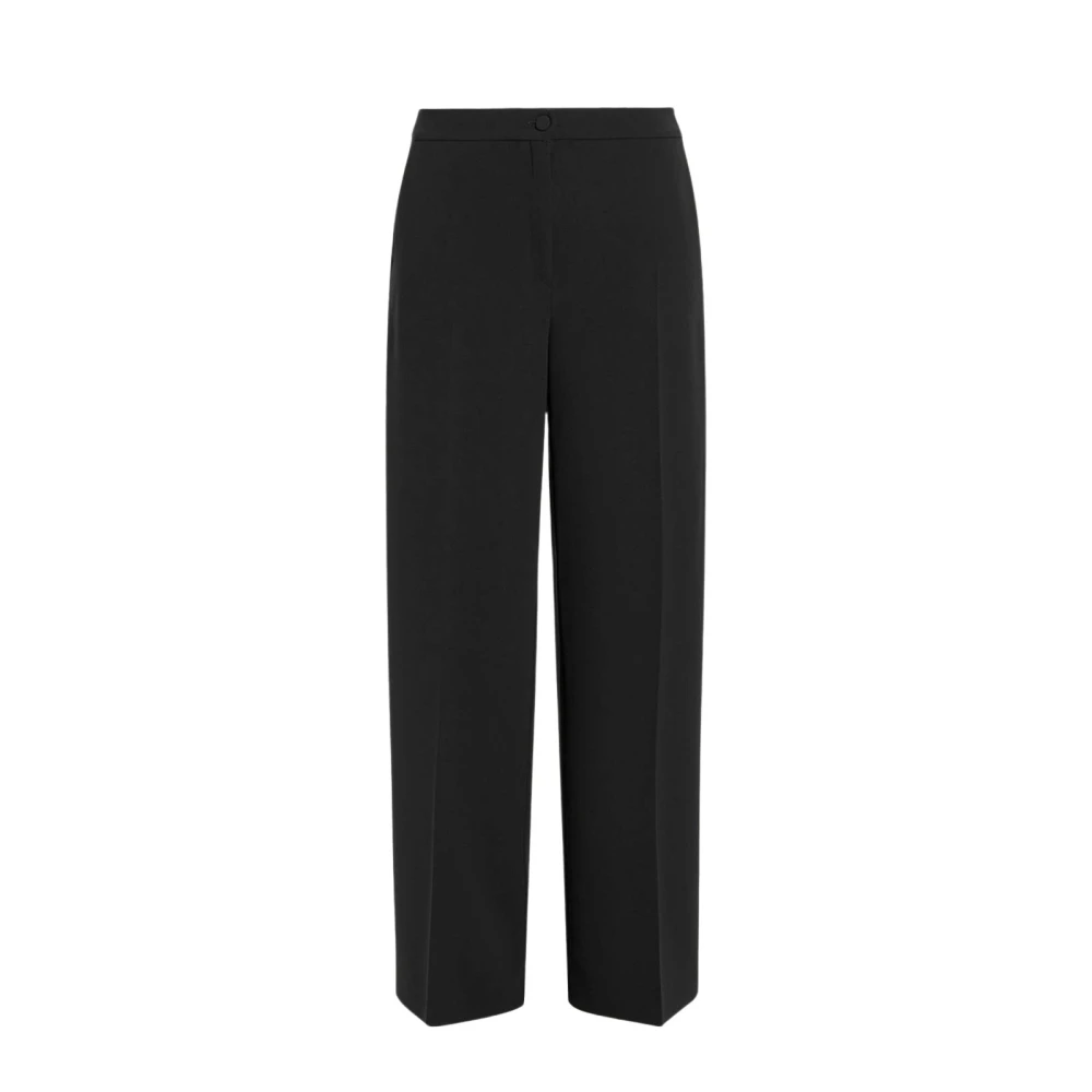 Marina Rinaldi Zwarte Straight Leg Viigipüks Black Dames