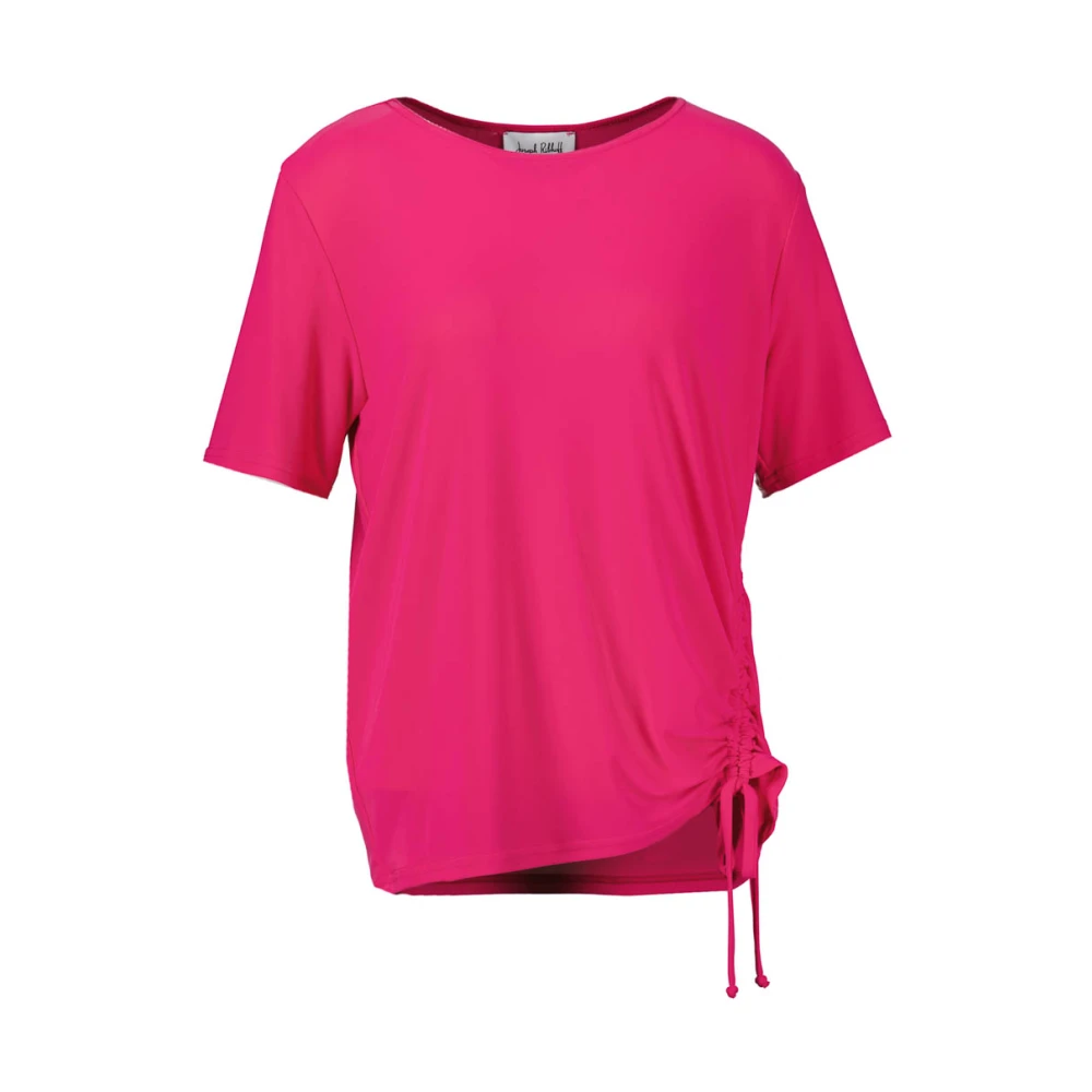 Joseph Ribkoff Roze T-shirt met Plooien Pink Dames