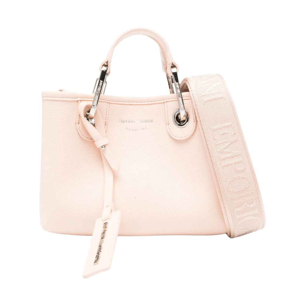 Emporio Armani Women's Pink Top Handle Tote Bag - Shopping Bags - One Size - Bags
