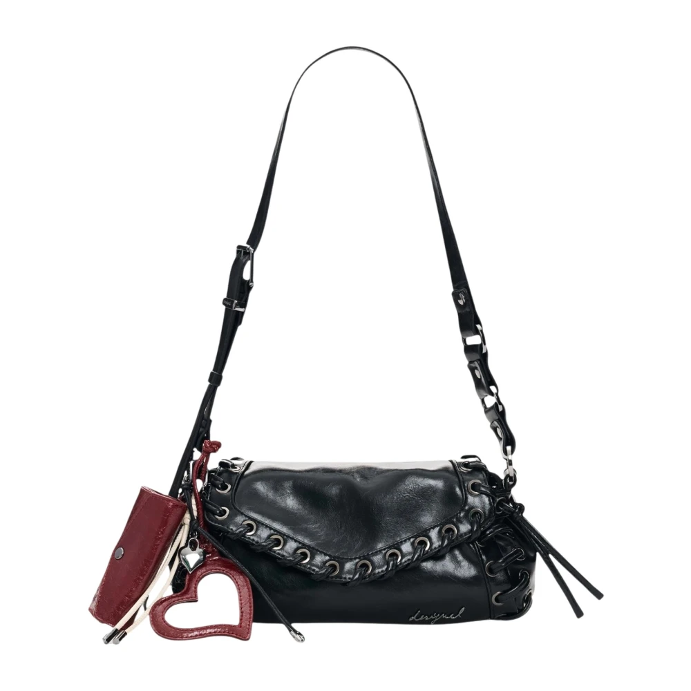DESIGUAL BORSA DONNA NERO TAGLIA = UNI - Immagine 4