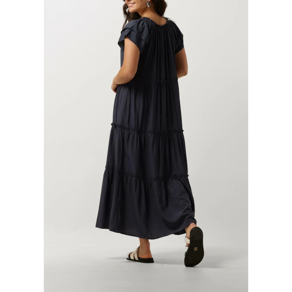 Co'Couture Blauwe Maxi Jurk New Sunrise Blue Dames