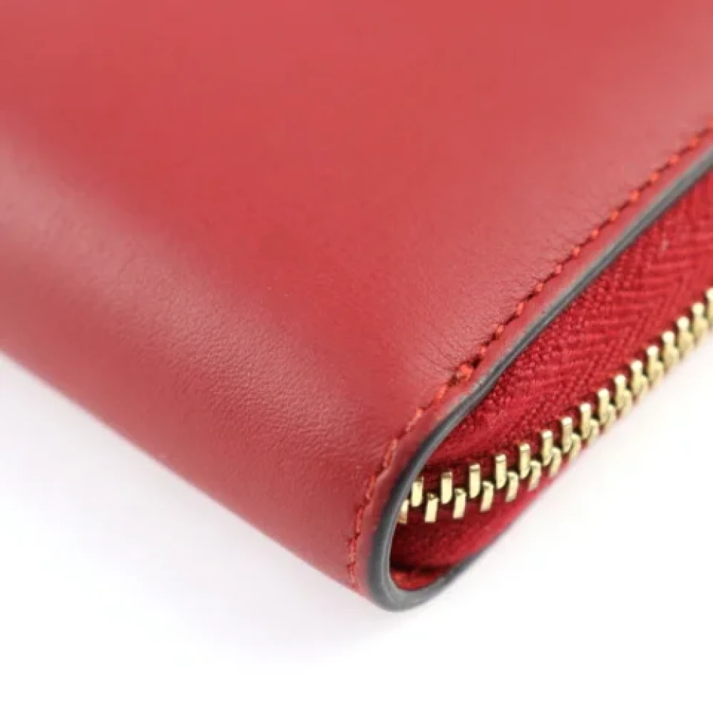 Gucci Vintage Pre-owned Leather wallets Red Dames