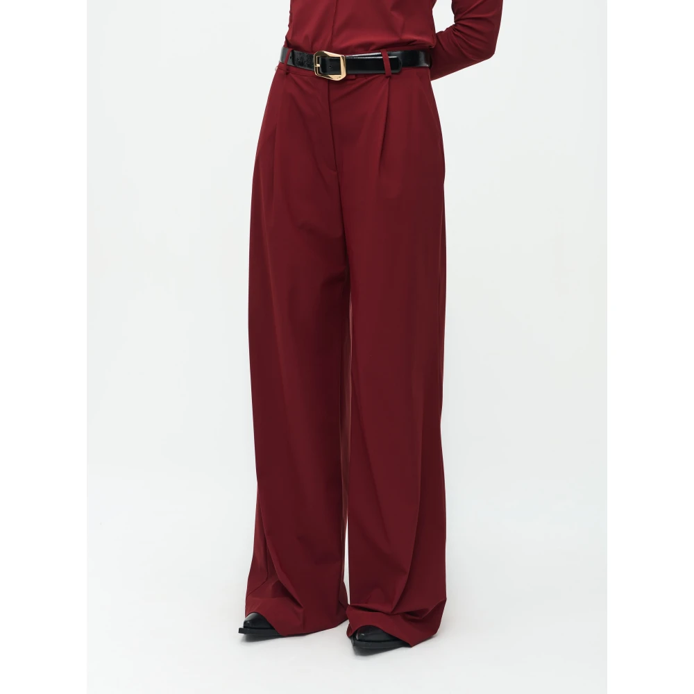 Jane Lushka Marga Broek Technisch Jersey Red Dames