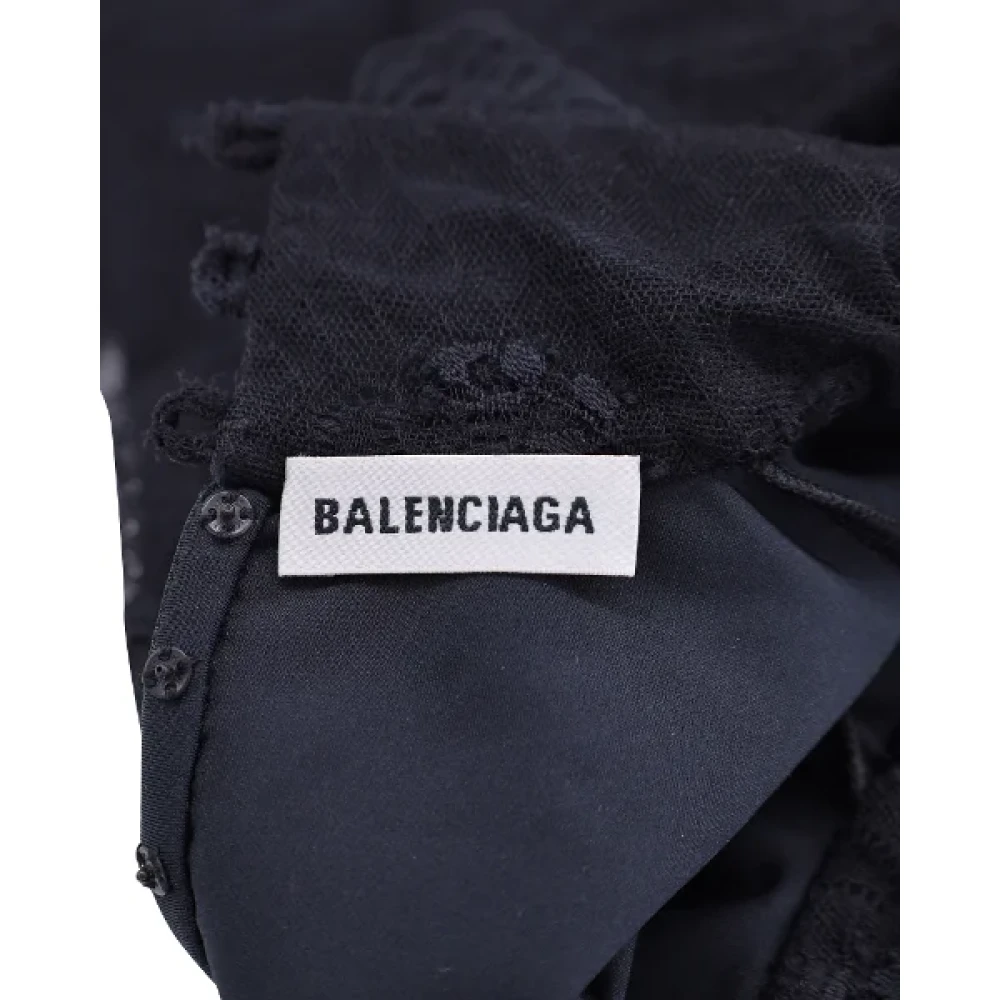 Balenciaga Vintage Pre-owned Polyester tops Black Dames