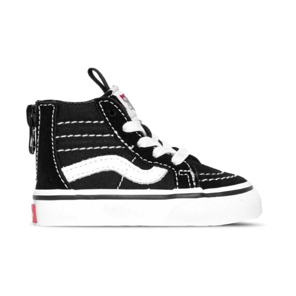 Vans Unisex Kids Black High-Top Zip Trainers For Kids - Kids Sneakers - 19 Eu - Kids