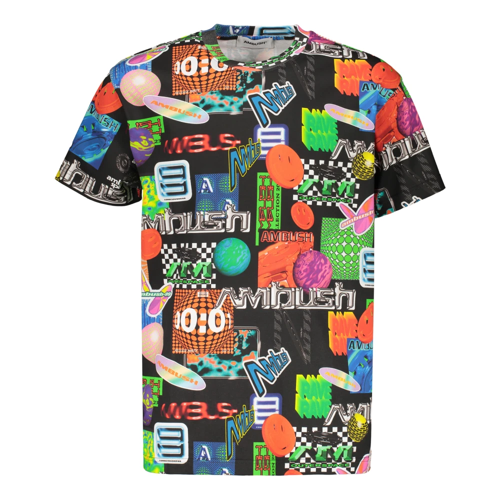 Ambush Bedrukt katoenen T-shirt Multicolor Heren