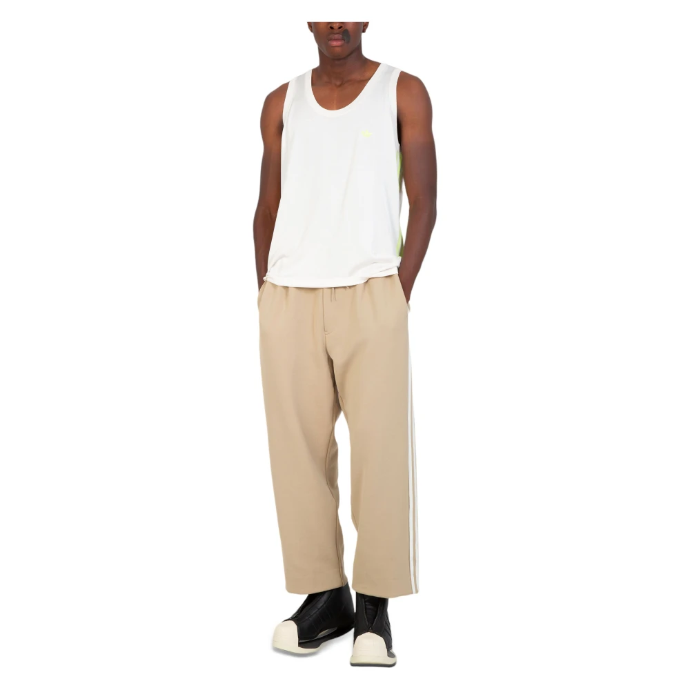 Adidas Gebreid Vest in Semifrozen Geel Krijtwit White Heren