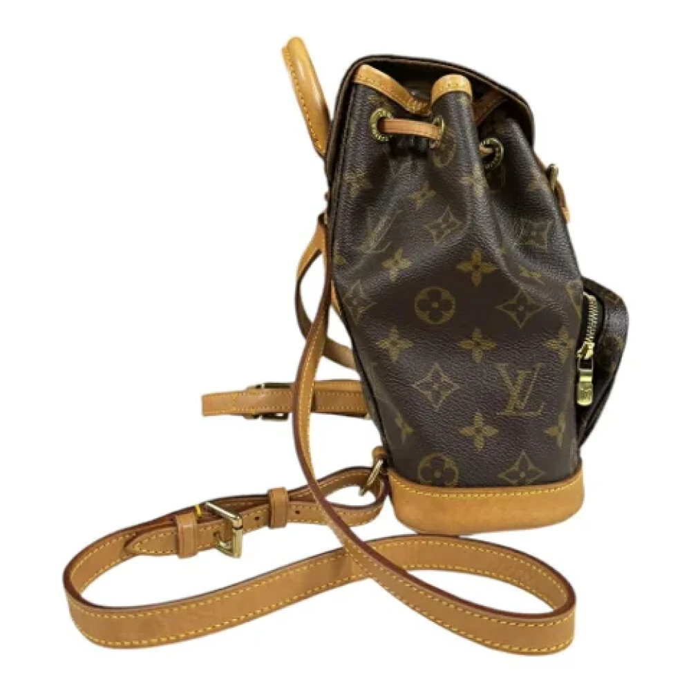 Louis Vuitton Vintage Pre-owned Canvas backpacks Brown Dames