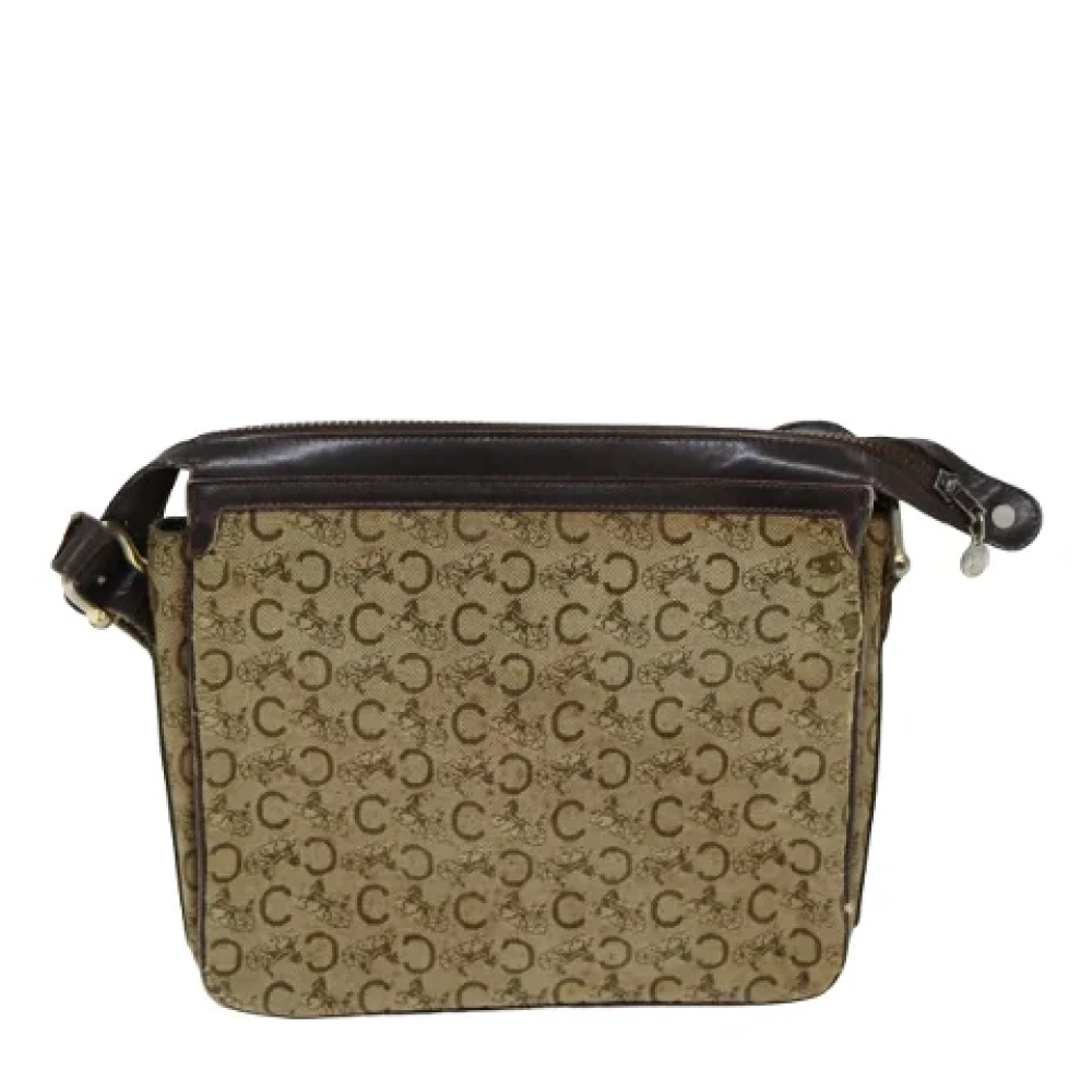 Celine Vintage Pre-owned Canvas celine-bags Beige Dames