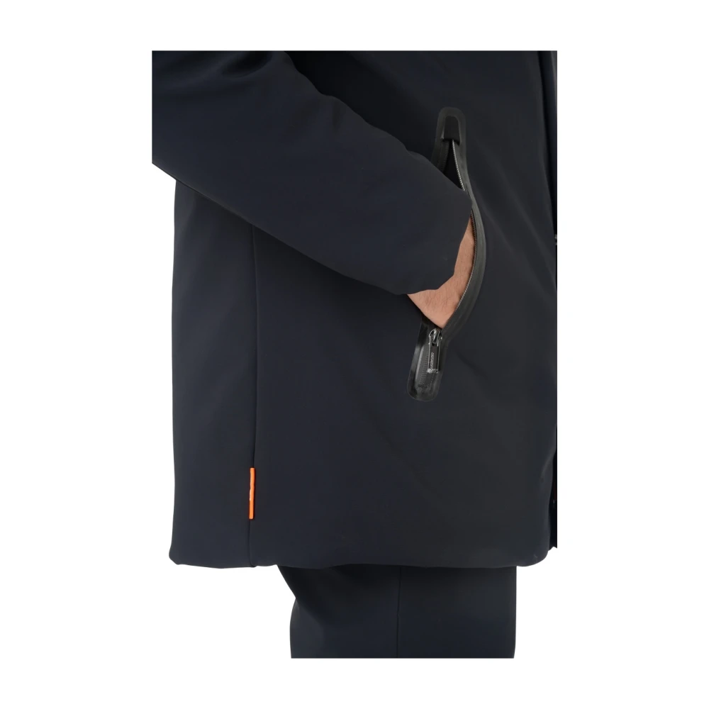 RRD Blauwe Surflex Parka met Ritssluiting en Drukknopen Blue Heren