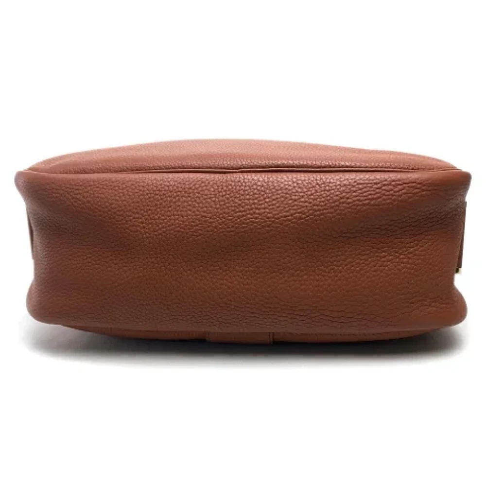 Hermès Vintage Pre-owned Leather shoulder-bags Brown Dames
