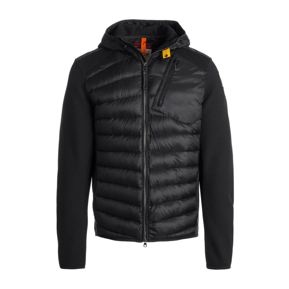 Parajumpers Zwarte hybride jas met donsvulling Black Heren