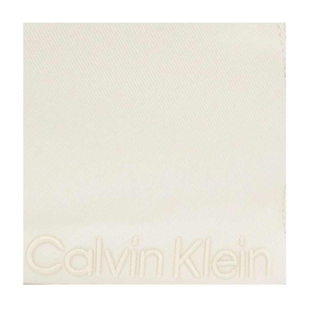 Calvin Klein Zomer Verhaal Medium Shopper Tas Beige Dames