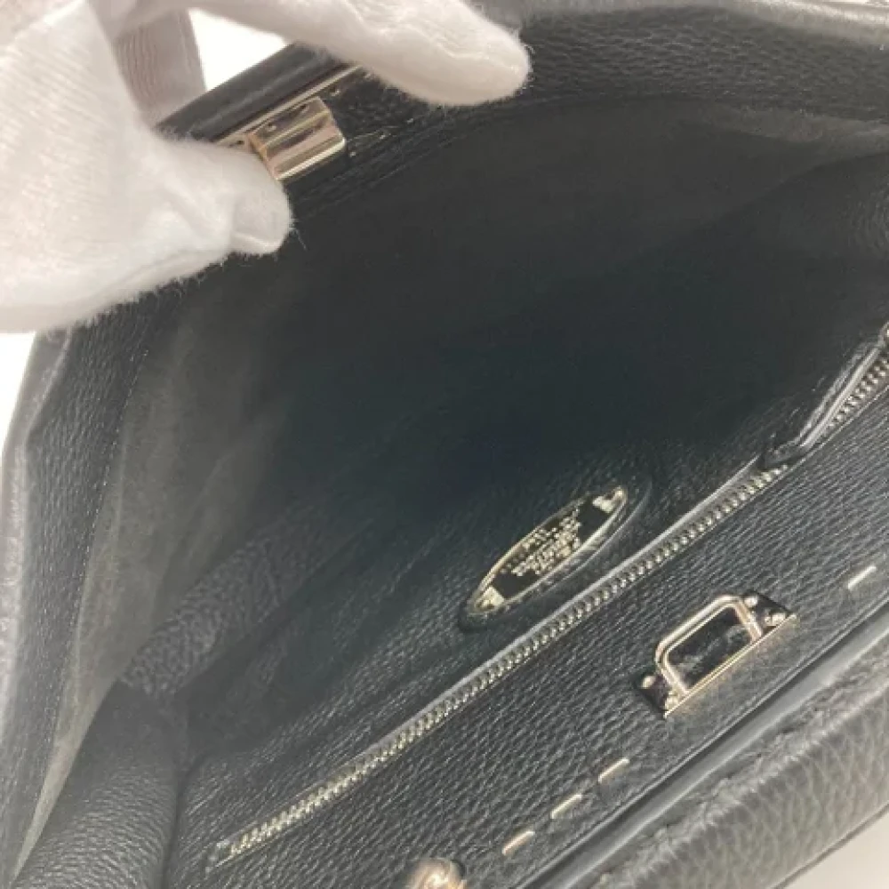 Fendi Vintage Pre-owned Leather fendi-bags Black Heren