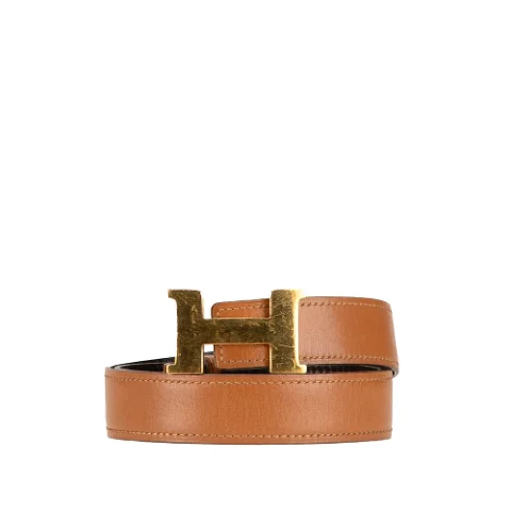 Hermès Vintage Pre-owned Leather belts Brown Dames