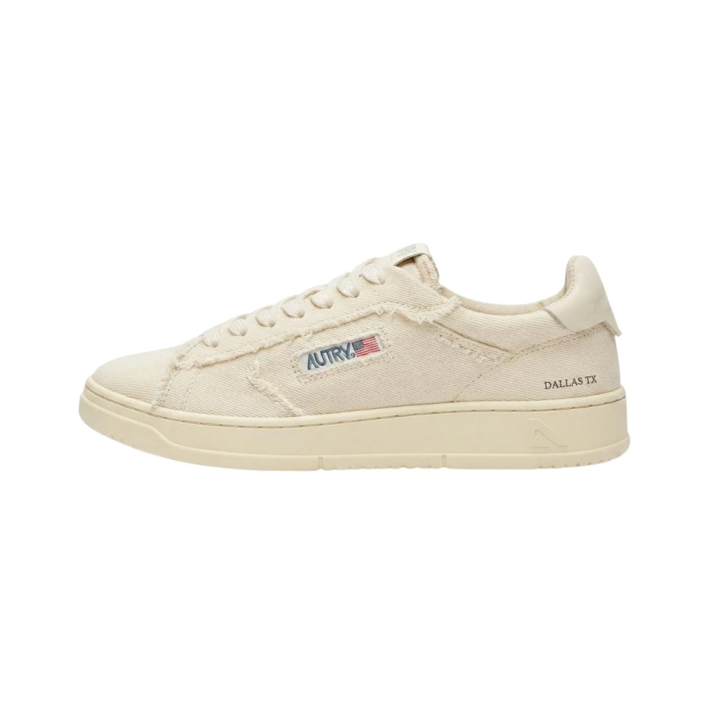 Autry Beige Sneakers, Male, 9 Uk, Medalist Low