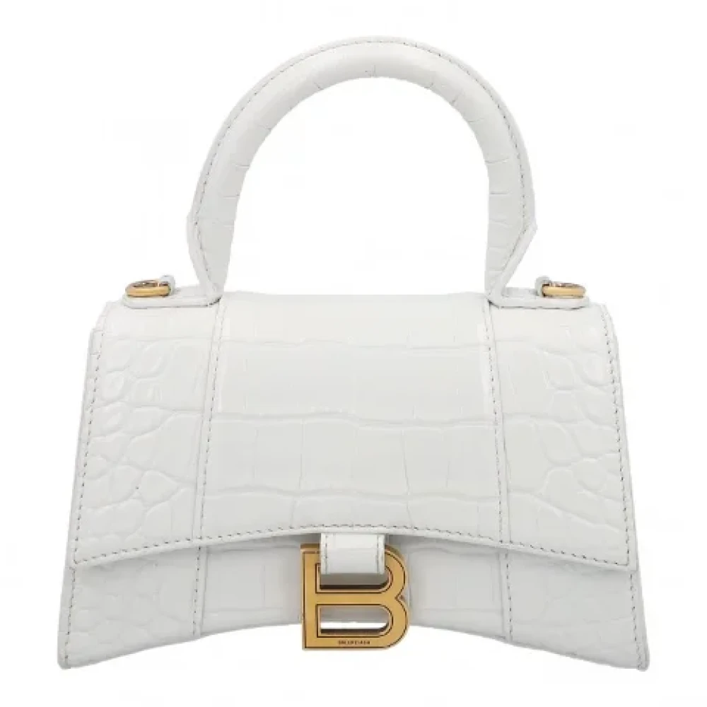 Balenciaga Vintage Pre-owned Leather crossbody-bags White Dames
