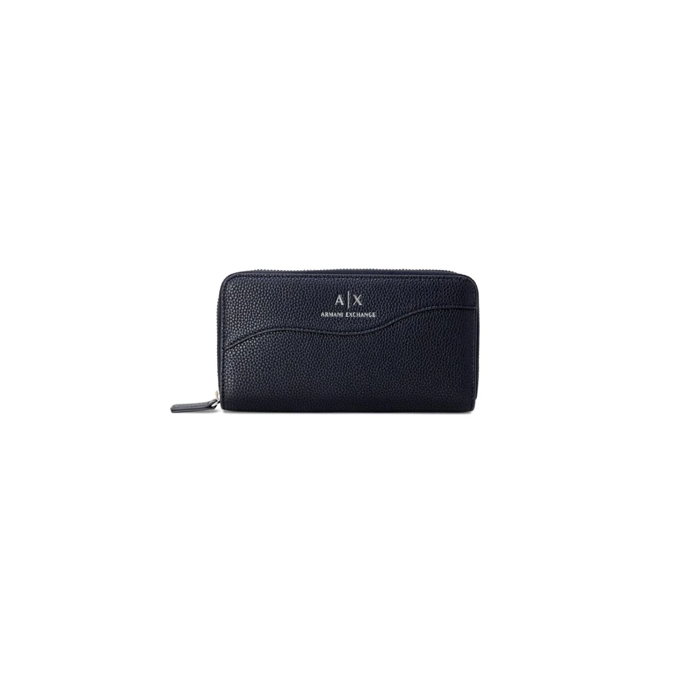 Armani Exchange Wallets & Cardholders, Female, One Size, Ziparound Wallet Black