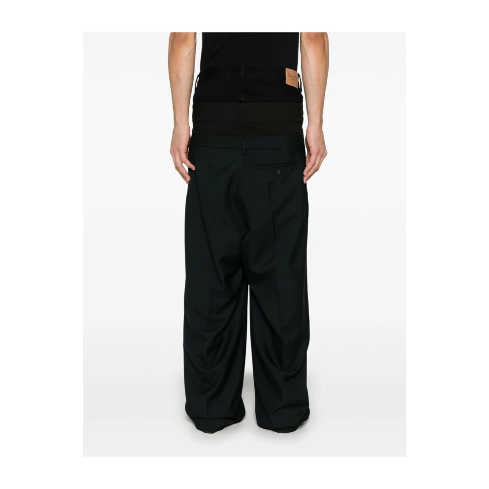 Balenciaga Stijlvolle Broek Black Heren
