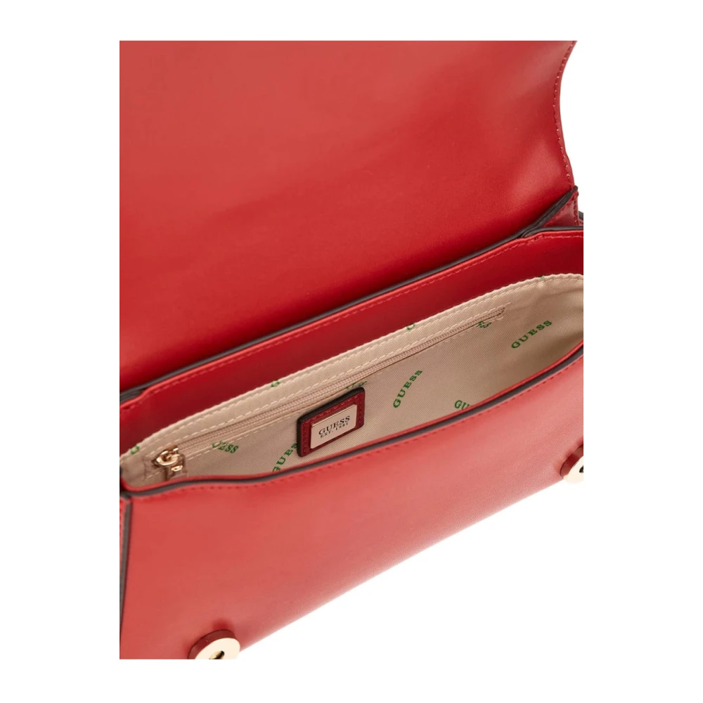 Guess Rode Eco Mietta Schoudertas Red Dames