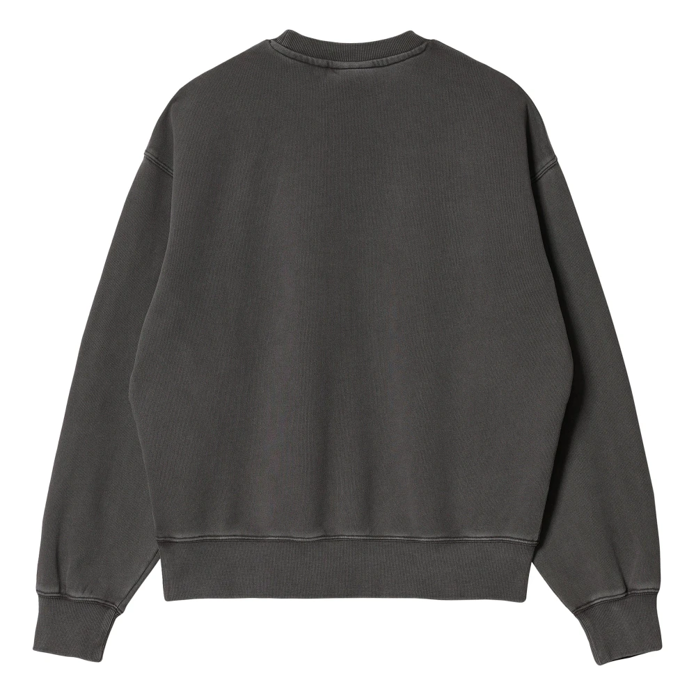 Carhartt WIP Sweatshirt W Nelson Zwart (geverfd kledingstuk) Gray Dames