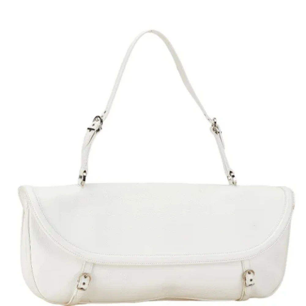 Salvatore Ferragamo Pre-owned Leather handbags White Dames