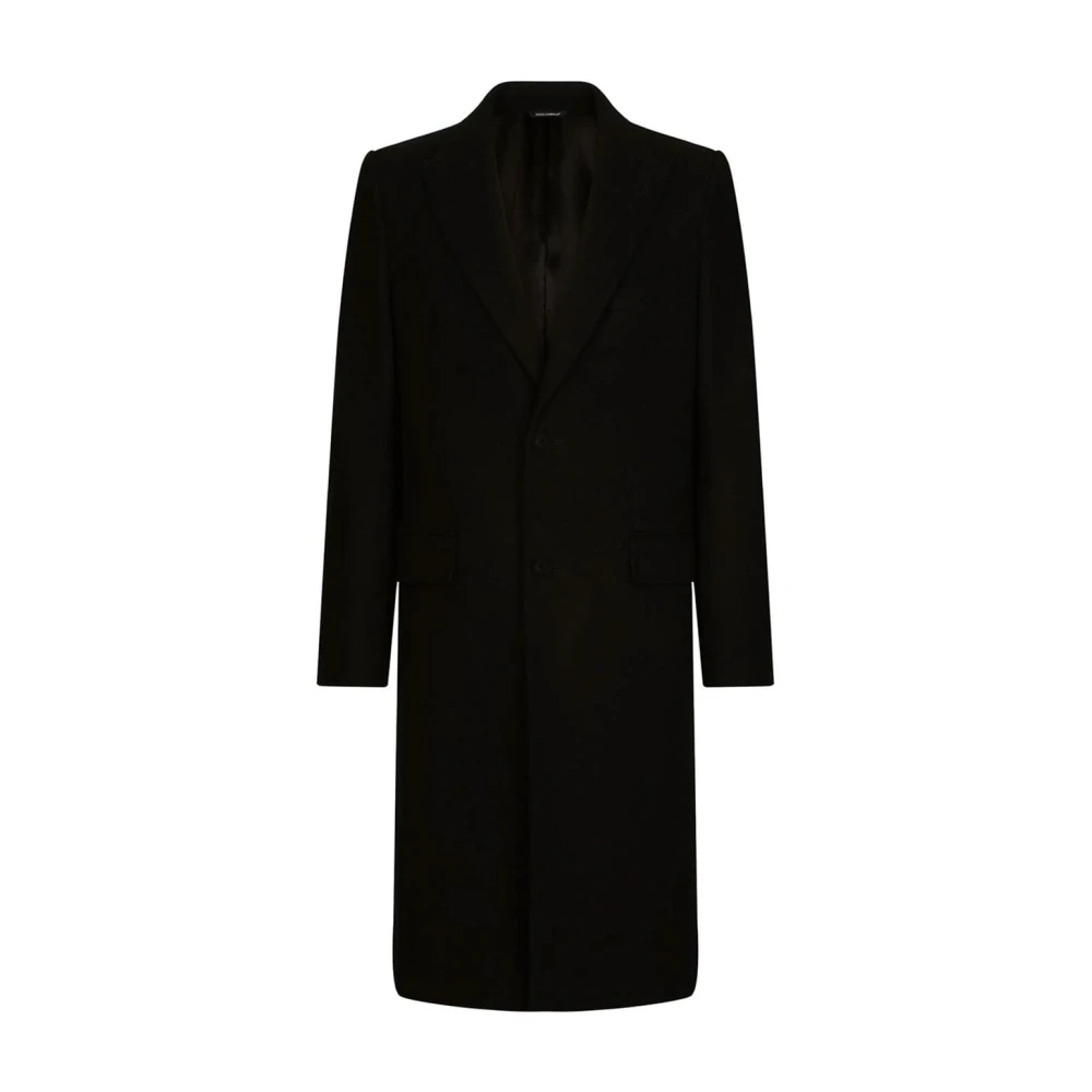 Dolce & Gabbana Stijlvolle jas met G036Ithumj2N0000 Black Heren