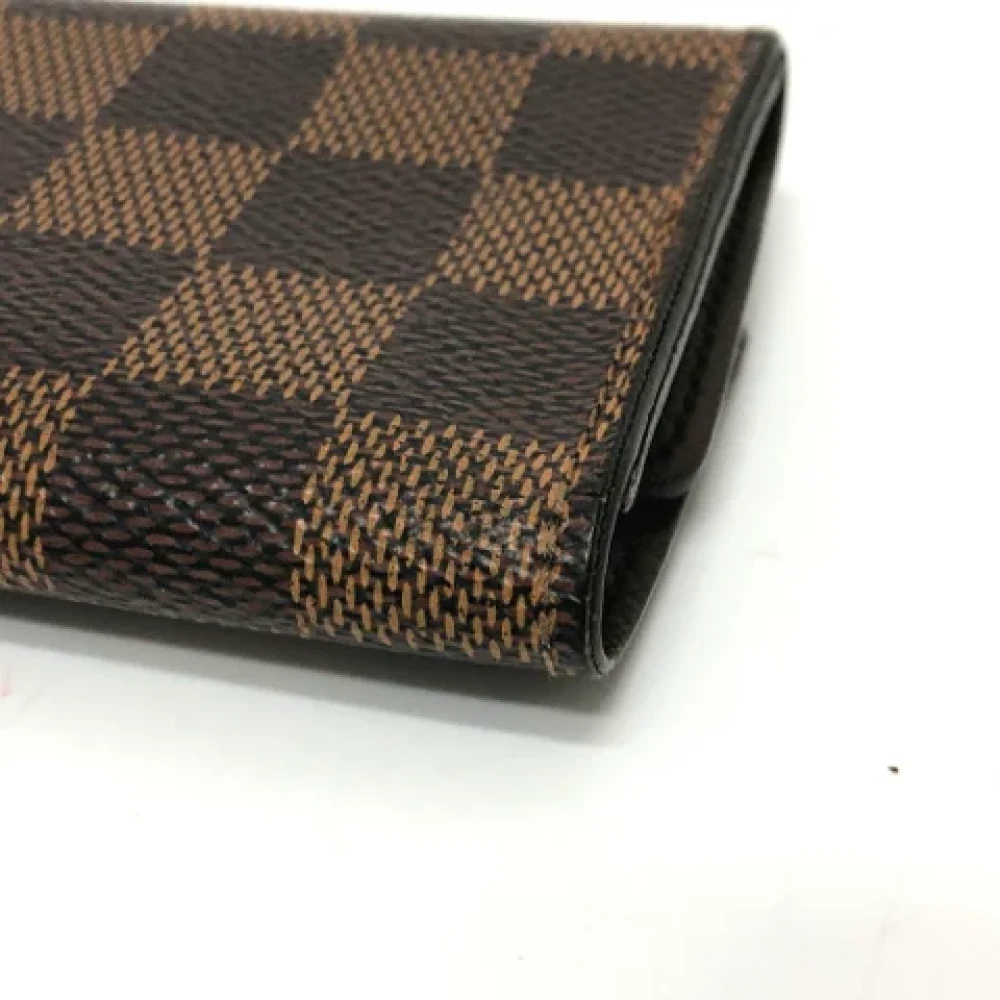 Louis Vuitton Vintage Pre-owned Fabric key-holders Brown Dames