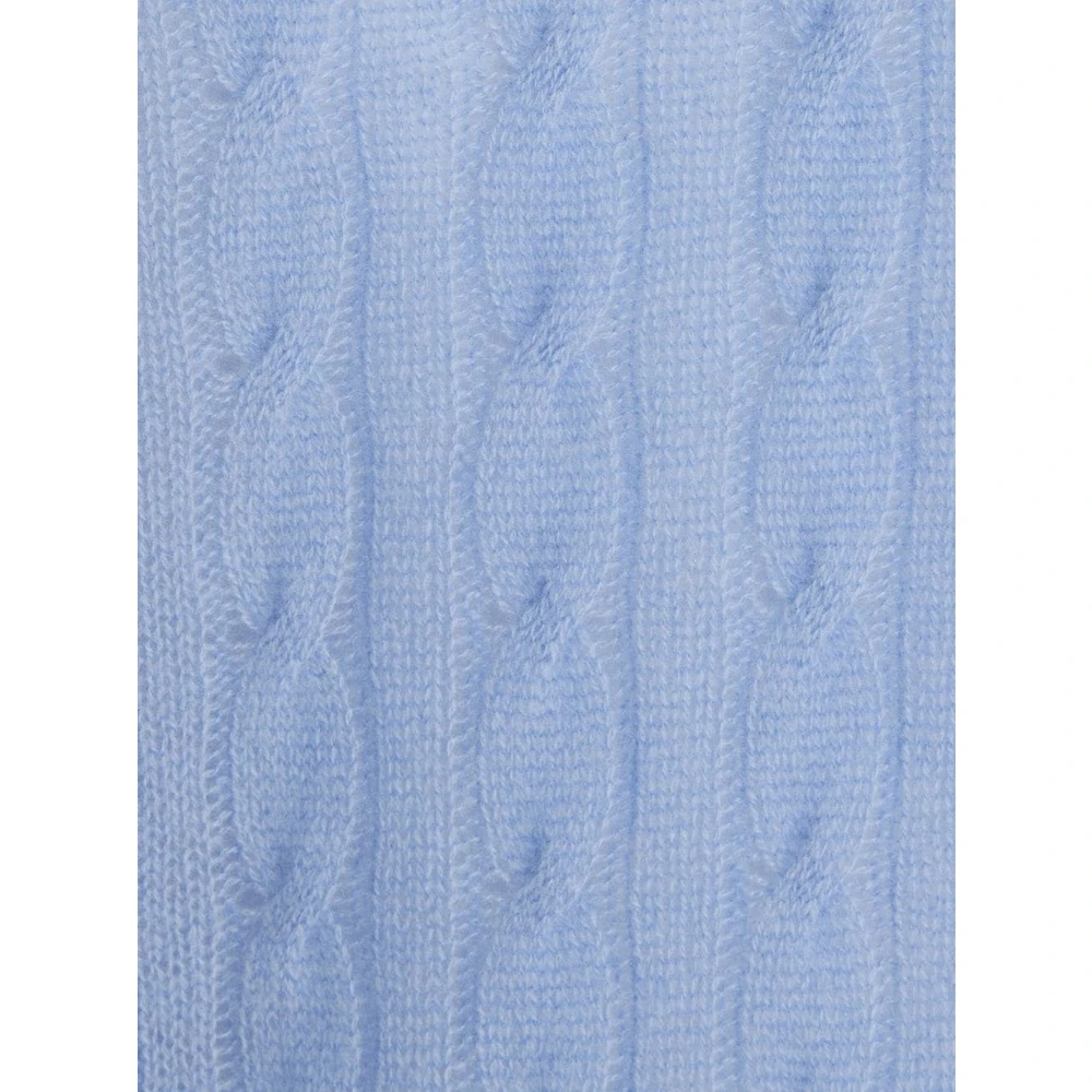 ETRO Blauwe Kasjmier Elegante Trui Blue Dames