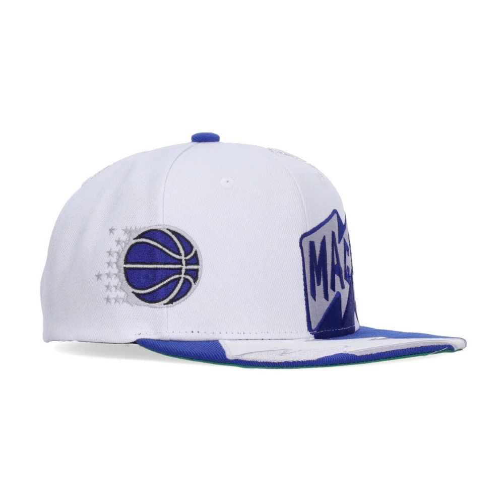 Mitchell & Ness Orlando Magic Snapback Pet Wit White Heren