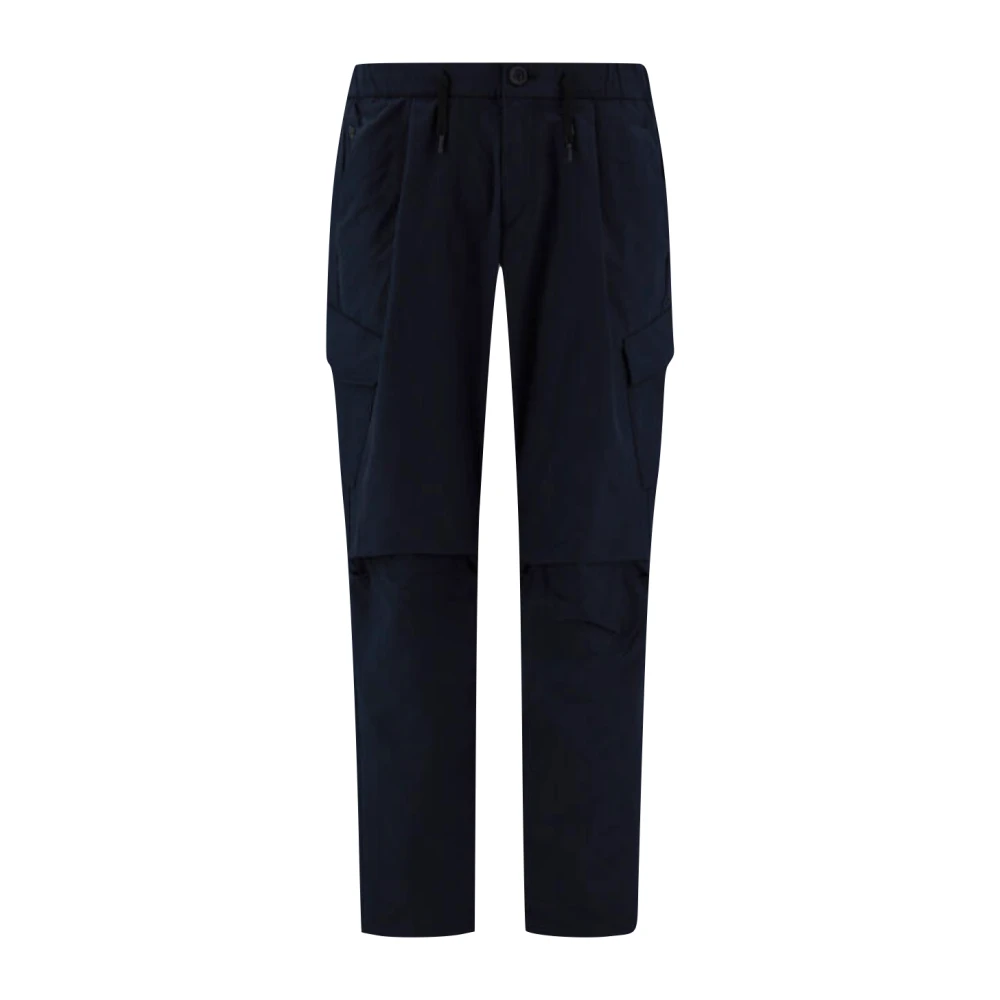 Herno Cargo broek met trekkoord taille Blue Dames