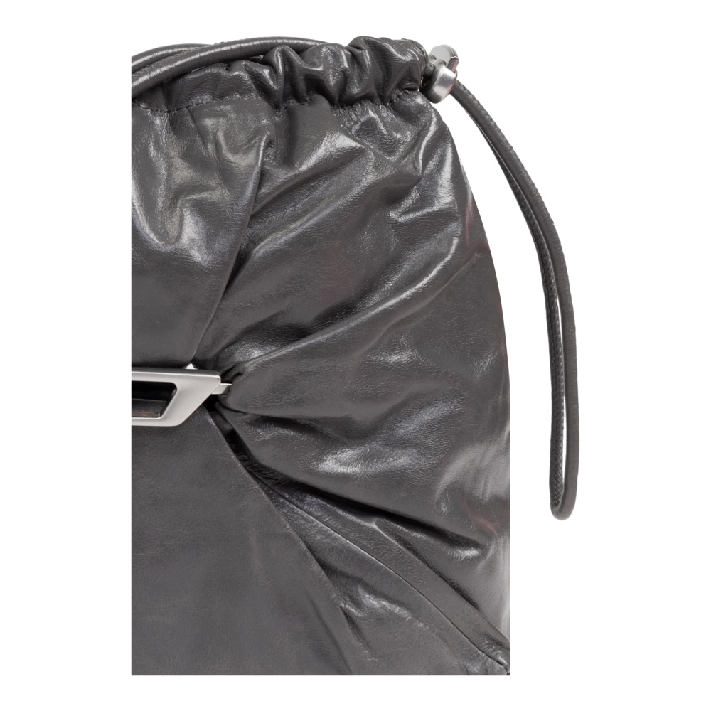 Diesel Schoudertas Scrunch-D Gray Dames