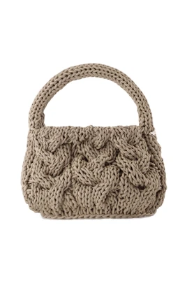Small Cable Knit Bag