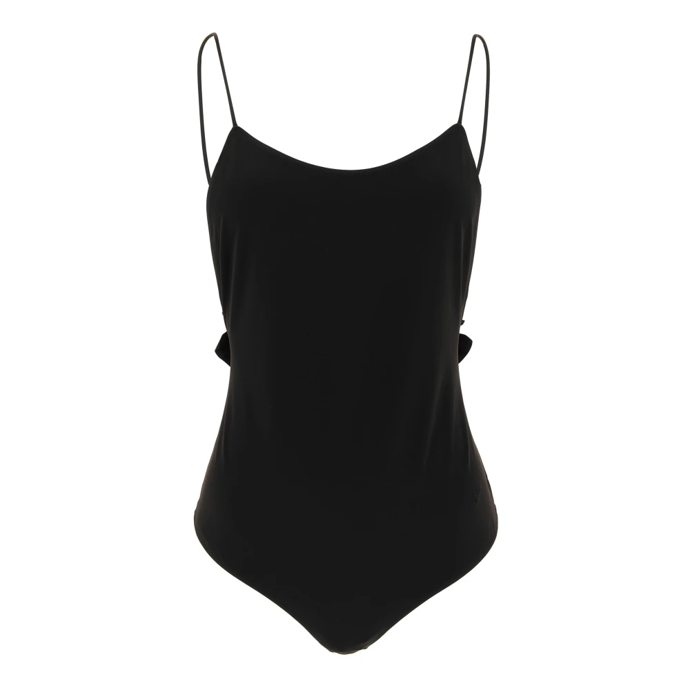 Jacquemus Black Le Maillot Cabana One-Piece Swimsuit - Female - Swimsuits - Xs - Swimwear