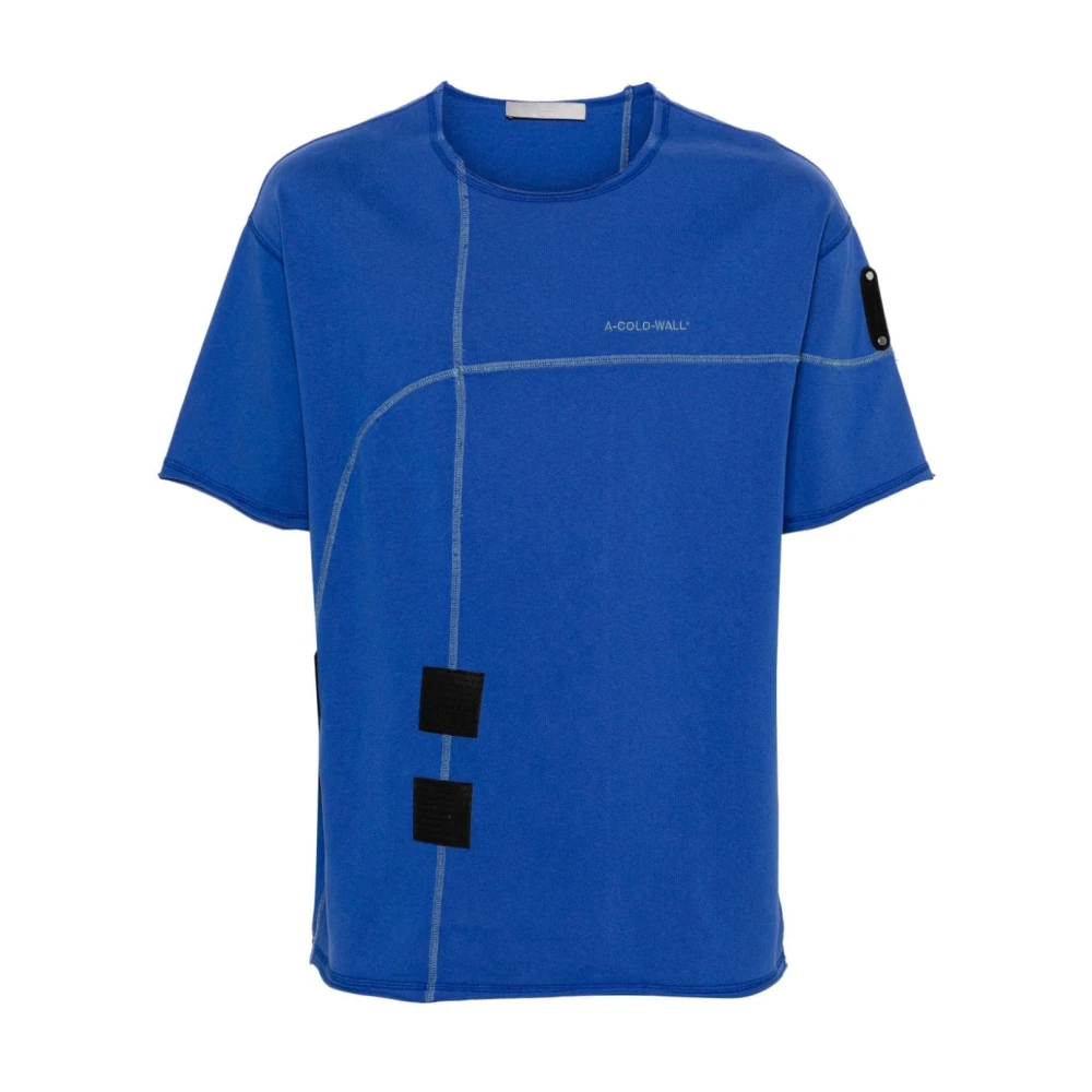 A-Cold-Wall Intersect Seam Detail T-Shirt Blue Heren